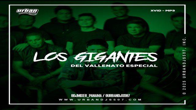 Portada de Los Gigantes Del Vallenato Especial -@djmixer_panama